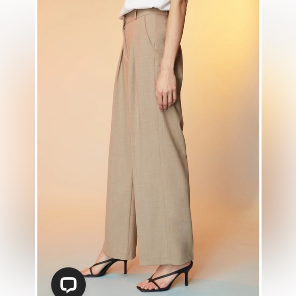 Oak and Fort STRAIGHT LEG PANT WITH PLEATS - Picture 4 of 6